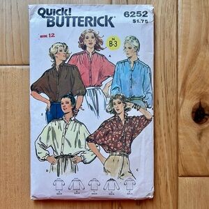 Butterick 6252 Sewing Pattern